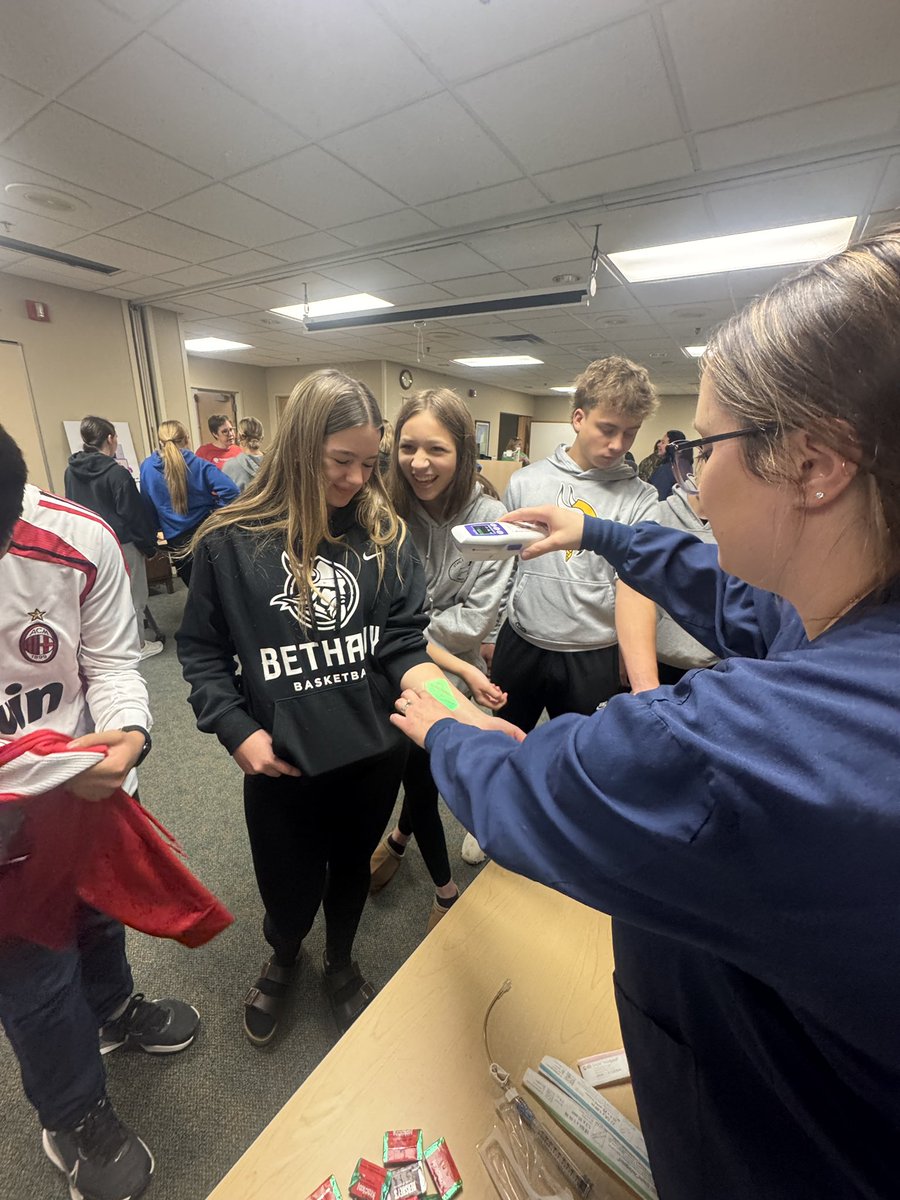 Today we were able to visit the Spencer Hospital to learn hands on about serval different health careers. #RollWolves #creatingacultureforlearning