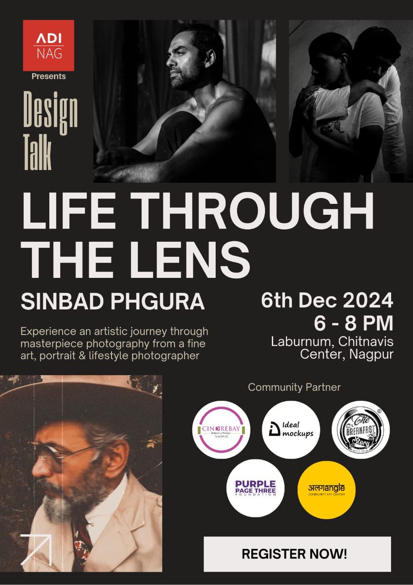 Join an inspiring session exploring the intersection of design and storytelling through photography. 

“Life Through The Lens” delves into how design and visuals shape the way we perceive the world around us. 

Register now
forms.gle/G938dCSJCDGtgr…

#adi #adinag