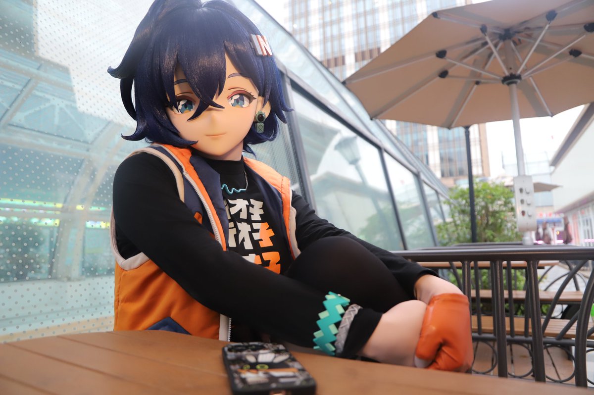 小憩时刻～
#绝区零 
#kigurumi