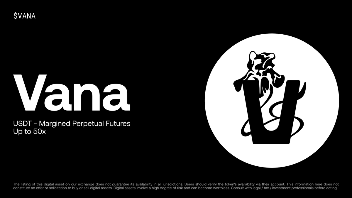 🚨 New Futures Alert $VANA/USDT @withvana Perpetual Futures trading is LIVE  on #OKX! Trade now: https://t.co/UcSzk66gKe
