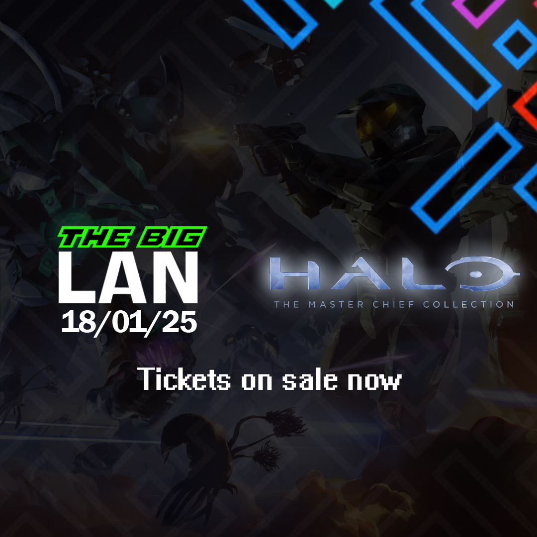 TheBigLAN's tweet photo. Jump into FFA Halo Reach and Halo 3 fun. Get the details and grab your tickets today at https://t.co/zGnTTb26Fe

#LAN #Halo #Halo3 #HaloMCC https://t.co/qgLrdhDm3n