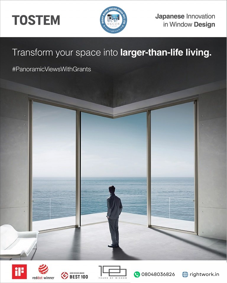 RightWorkDecor's tweet image. Transform Your Home with TOSTEM&apos;s Panoramic Windows.

Imagine waking up to breathtaking views and unmatched elegance every day. With TOSTEM&apos;s stunning panoramic window designs, you don’t just add windows—you add a masterpiece to your home.

#TOSTEMWindows #RightWorkDecor