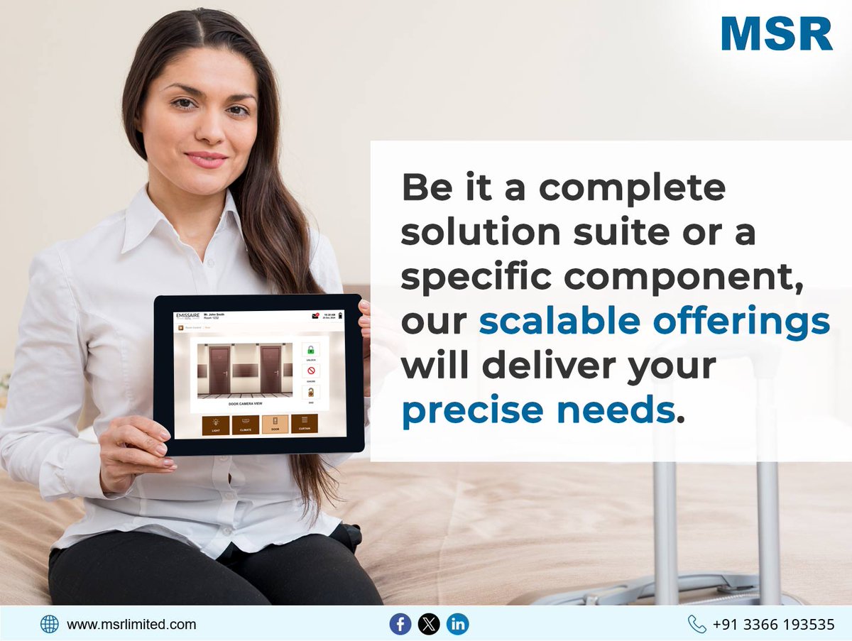 msritsolution's tweet image. MSR&apos;s modular and flexible solutions ensure that we cater to all your requirements, regardless of existing infrastructure. Our solutions allow you to scale or adapt functionalities based on your needs.

To know more 
Book a Demo: msrlimited.com/book-a-demo/