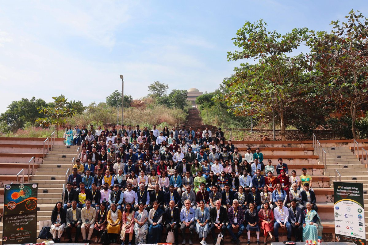 Participants of the 47th All India Cell Biology Conference at NISER, Bhubaneswar (16-18 December 2024)