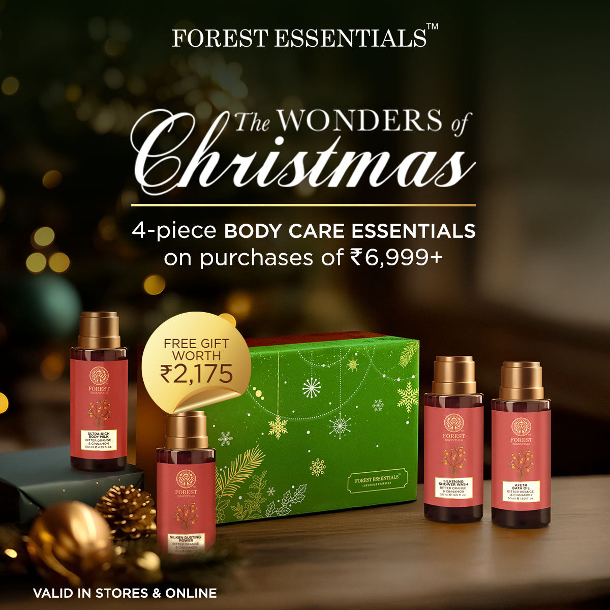 BrookefieldsCBE's tweet image. Complimentary gifts are sleighing your way from #ForestEssentials! 

🌲A complimentary body care set on all purchase of ₹3,999+ 
✨5-piece self-care ritual on purchase of ₹12,999+ 
🤶4-piece body care essentials on purchase of ₹6,999+ 

Discover in-store at Brookefields | *T&amp;amp;C