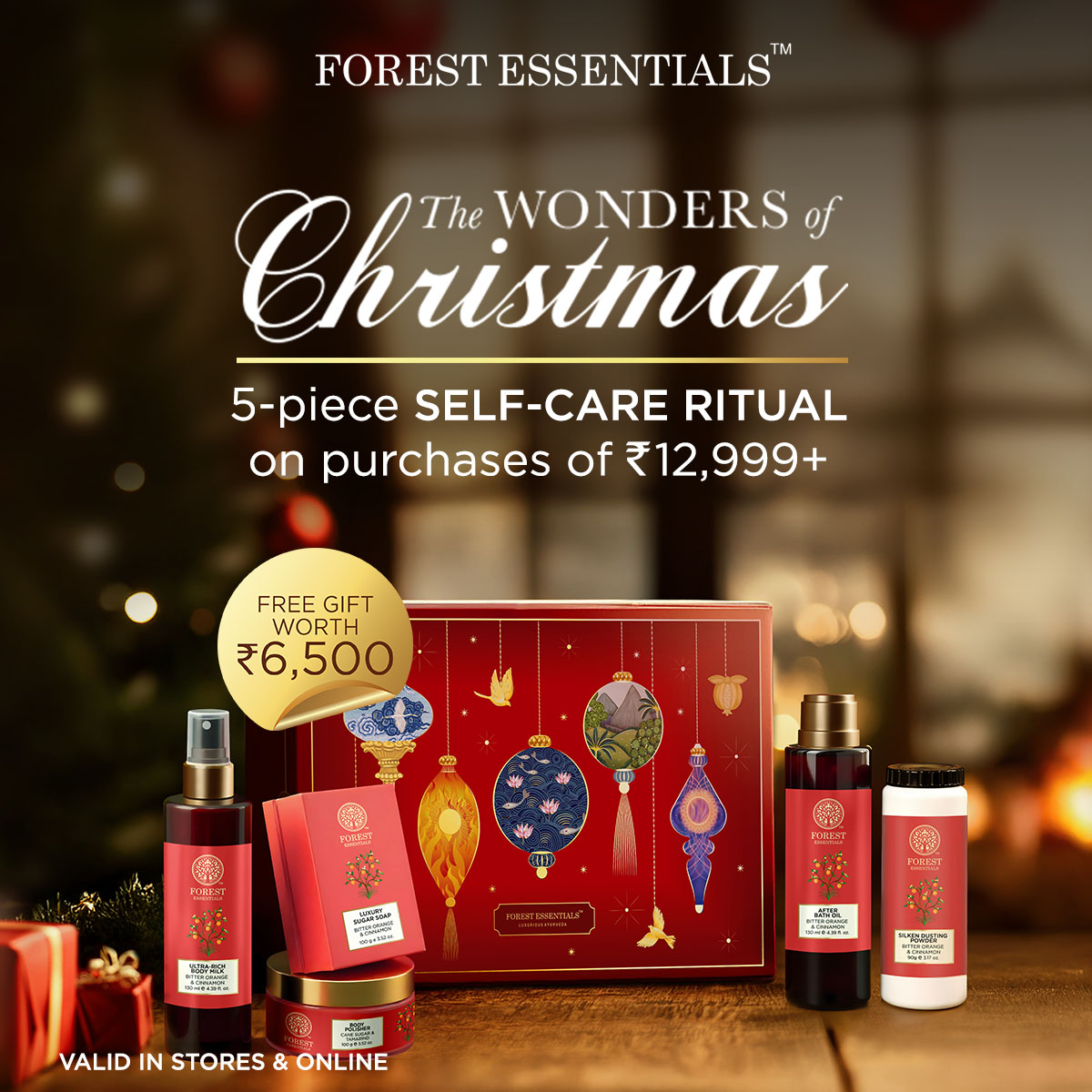 BrookefieldsCBE's tweet image. Complimentary gifts are sleighing your way from #ForestEssentials! 

🌲A complimentary body care set on all purchase of ₹3,999+ 
✨5-piece self-care ritual on purchase of ₹12,999+ 
🤶4-piece body care essentials on purchase of ₹6,999+ 

Discover in-store at Brookefields | *T&amp;amp;C