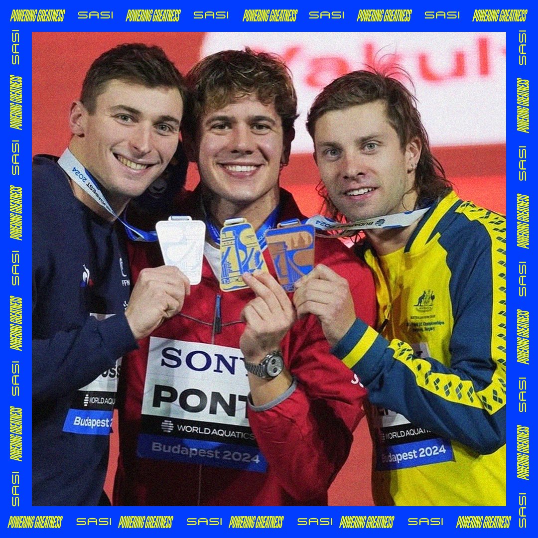 Ending the year on a high, Matt Temple has come away with a bronze medal at the Budapest World Short Course Championships 🥉

Competing in the 100m butterfly, Matt was 0.1 second off his best and elated with the result.

#poweringgreatness