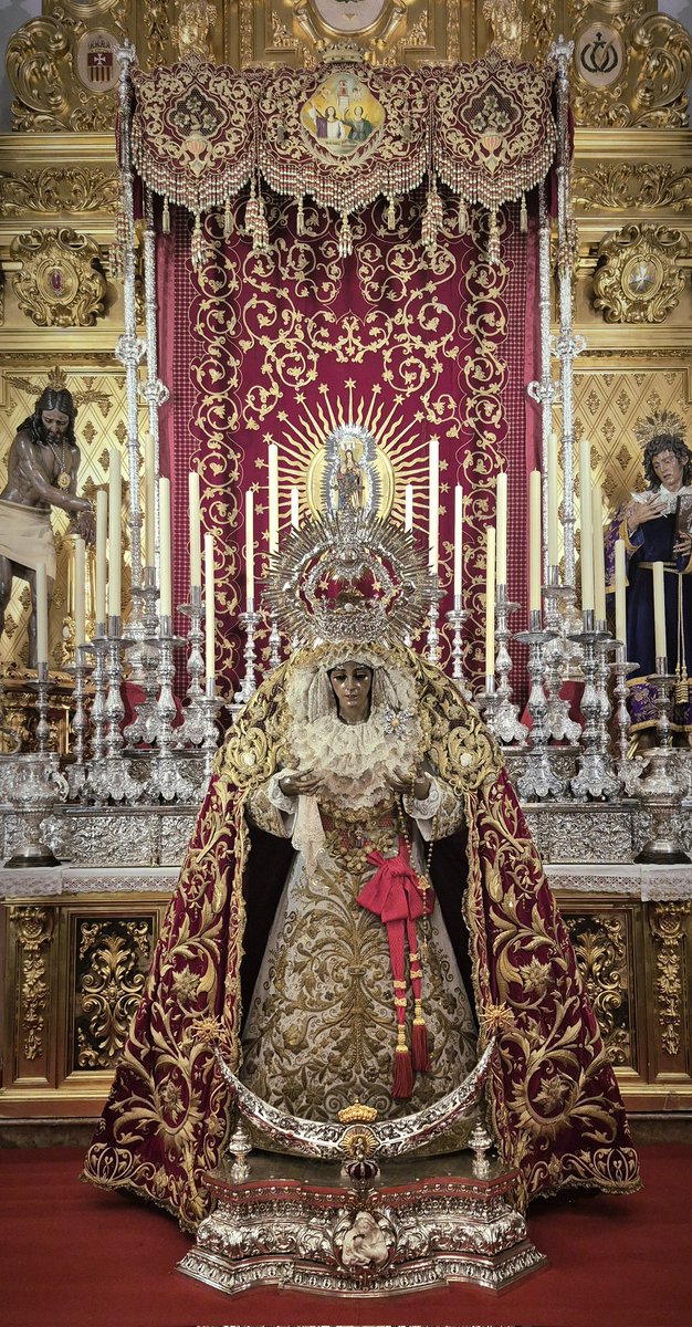 🔴 Así se presenta María  Stma. de la O, para las Antifonas y Función Principal del próximo día 22 de Diciembre ( 12.30 h.) , en su capilla de los Santos Mártires Ciriaco y Paula.