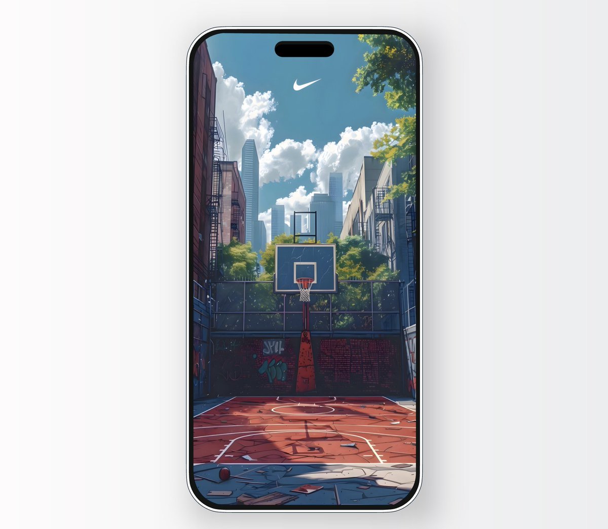 Aestheticswallz's tweet photo. A refreshing Nike wallpaper to start your day 🏀⛹️‍♀️ https://t.co/Pi8ErFPeDP