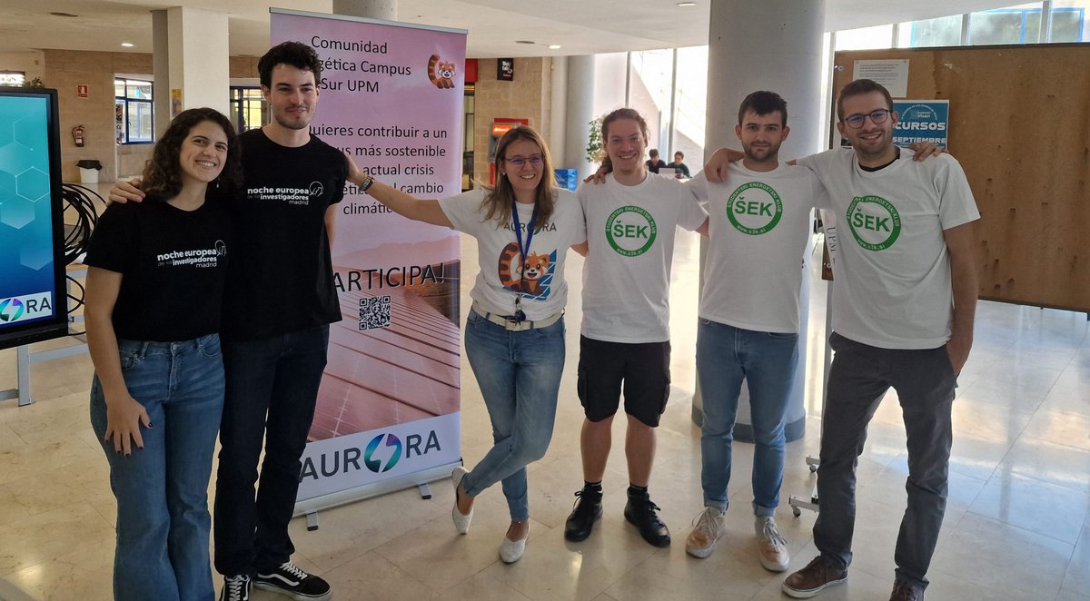 The #EuropeanResearchersNight at Polytechnic University of Madrid inspired over 60 high school students with hands-on #STEM activities. 

🔗 aurora-h2020.eu/tu-news/aurora….