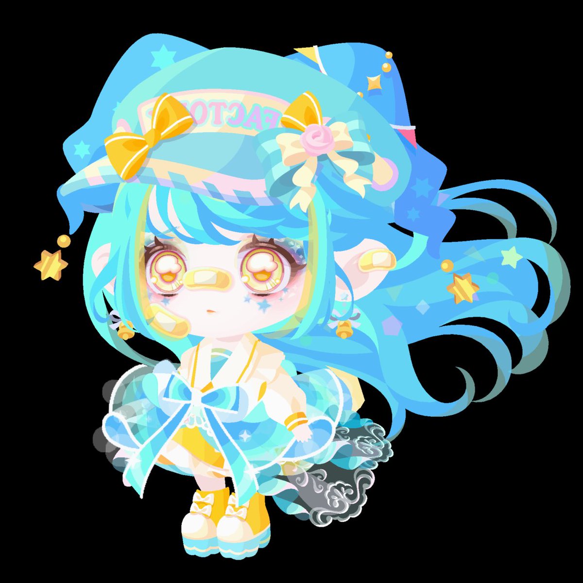 #ポケコロコーデ 💛🩵
