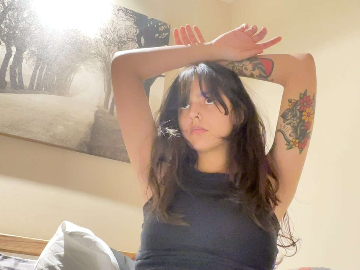 beepieces's tweet photo. Subtly showing off my tattoos :))) https://t.co/38w7BupqK4