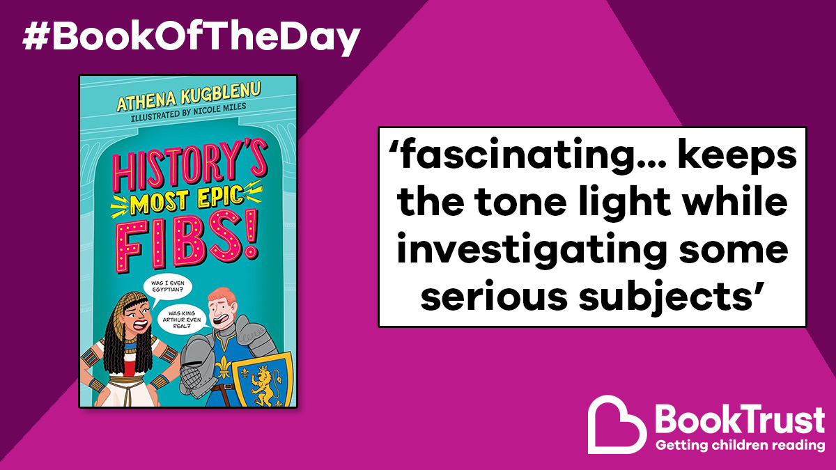 BookTrust (@booktrust) on Twitter photo Our #BookOfTheDay is a fun, essential read that explores fake news, how lies spread, and how children can question information they're presented with.
It's #HistorysMostEpicFibs from <a href="/athenakugblenu/">I'm on BlueSky now</a> and Nicole Miles:
booktrust.org.uk/book/h/history… <a href="/HachetteKids/">Hachette Children's Group</a> Our #BookOfTheDay is a fun, essential read that explores fake news, how lies spread, and how children can question information they're presented with.
It's #HistorysMostEpicFibs from <a href="/athenakugblenu/">I'm on BlueSky now</a> and Nicole Miles:
booktrust.org.uk/book/h/history… <a href="/HachetteKids/">Hachette Children's Group</a>