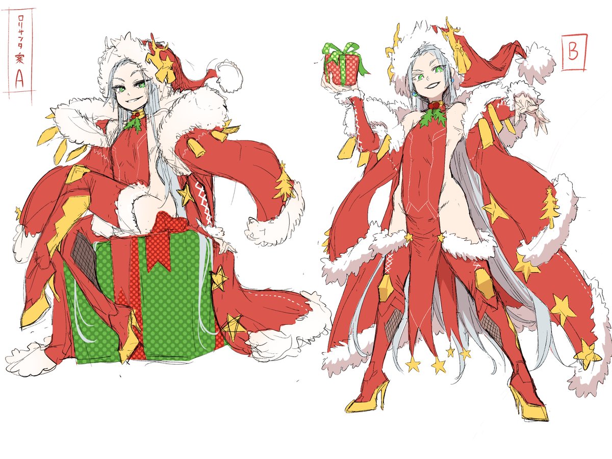 只今イベント配布キャラ【クリスマス】稲毛夏のデザイン・原画を担当しました。
初めての季節物ユニットで嬉しい仕事でした。
基本地味なデザインを好みますが、今回はソシャゲらしい頭悪い(褒め)衣装にしてみました。
でも校長先生には敵わなかった。強ェ…
#対魔忍RPG
設定画いろいろ