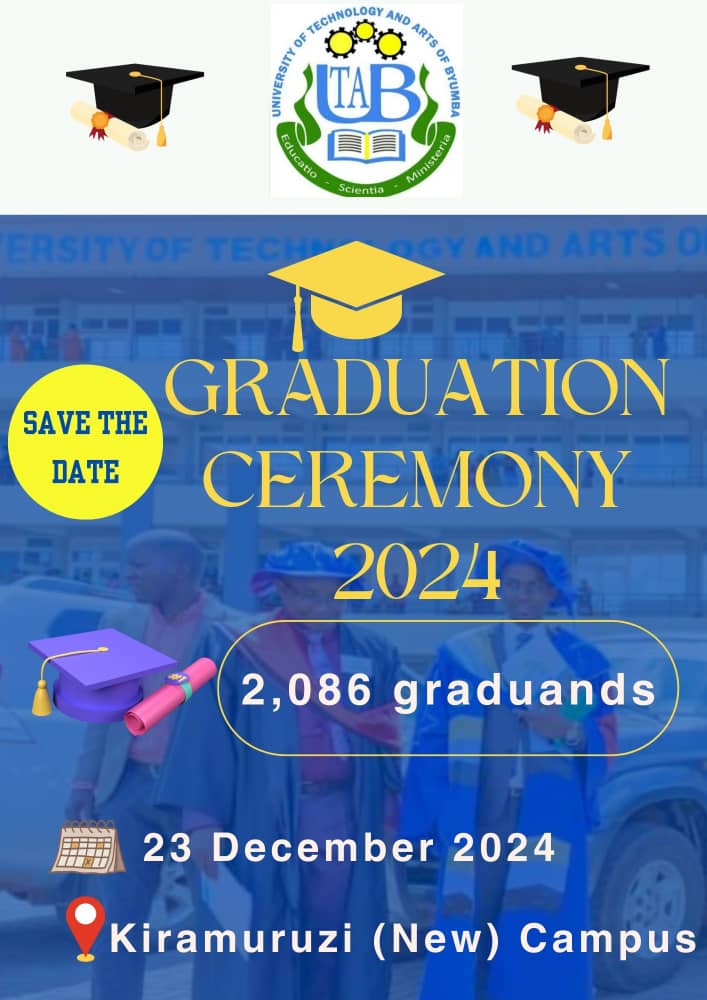 Exciting news!!!!! Graduation Ceremony is on 23rd December 2024! For checking that you are on the list of Graduands approved  by
<a href="/HEC_Rwanda/">HEC Rwanda</a>
, kindly use the following link:
utab.ac.rw/final-list-of-…