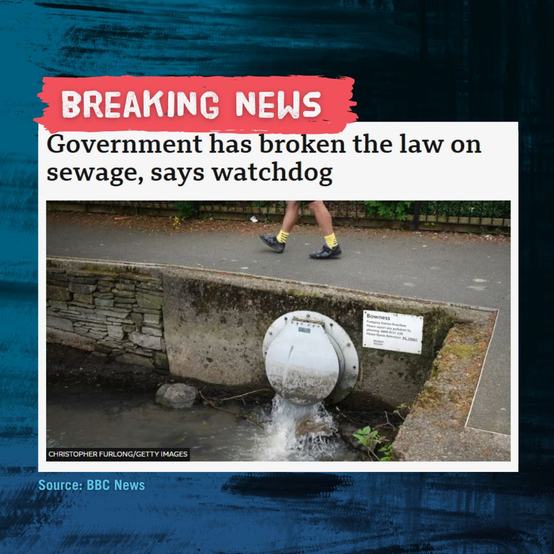 Surfers Against Sewage (@sascampaigns) on Twitter photo 🚨 It's no surprise, but finally the Office of Environmental Protection (OEP) have concluded that the government and regulators have broken the law by being too lenient on water companies that 'spill' sewage. 🚨
📢 The OEP said sewage releases should only be allowed in 🚨 It's no surprise, but finally the Office of Environmental Protection (OEP) have concluded that the government and regulators have broken the law by being too lenient on water companies that 'spill' sewage. 🚨
📢 The OEP said sewage releases should only be allowed in