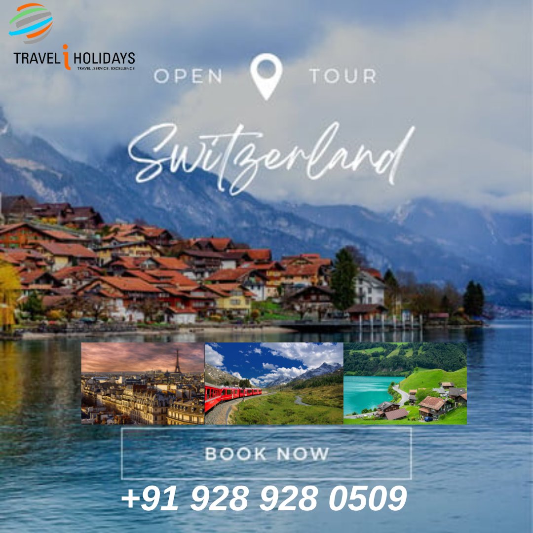 TraveliHoliday's tweet photo. Discover the Enchanting Beauty of Switzerland with Travel i Holidays!
Switzerland, a land of breathtaking landscapes, pristine lakes, and charming villages, offers an unforgettable experience for every traveler. Travel i Holidays offers a variety of tour packages . https://t.co/UNeqUfwUq2