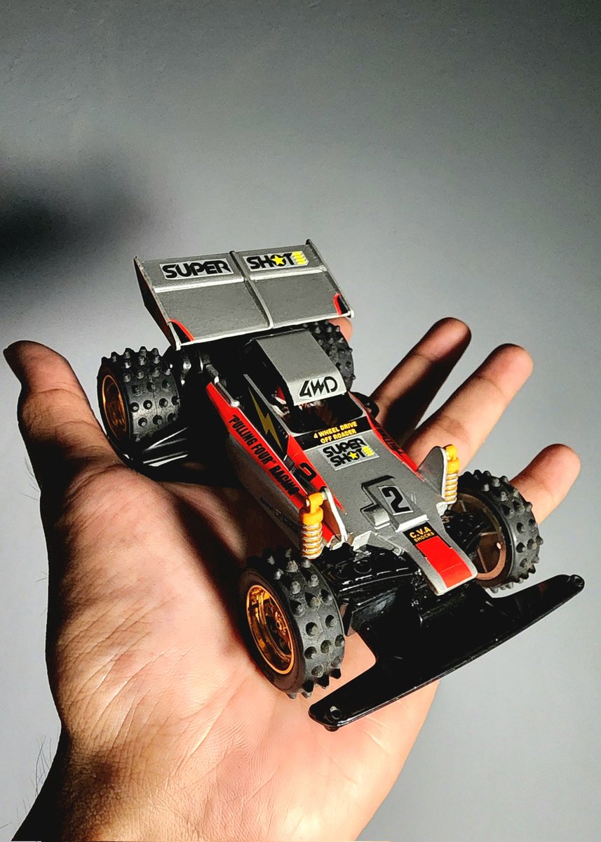 jinpu_racer's tweet photo. 1/32 Mini 4WD SuperShot
@mini4wd
#ミニ四駆
#mini4wd
#miniyonku
#tamiya
#tamiyamini4wd
#tamiyaindonesia
#tamiyajapan
#tamiyaitaly
#mini4wdindonesia
#mini4wdjapan https://t.co/mPq9I3d7Hc