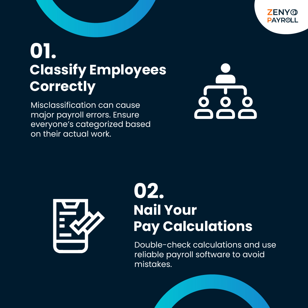 ZenyoPayroll's tweet image. Want to avoid payroll challenges and ensure your employees are paid accurately?

Visit us at zenyohr.com/payroll

#payrolltips #employeeclassification #paycalculations #hourstracking #taxcompliance #payrollrecords #businessmanagement #employeewellbeing #timemanagement