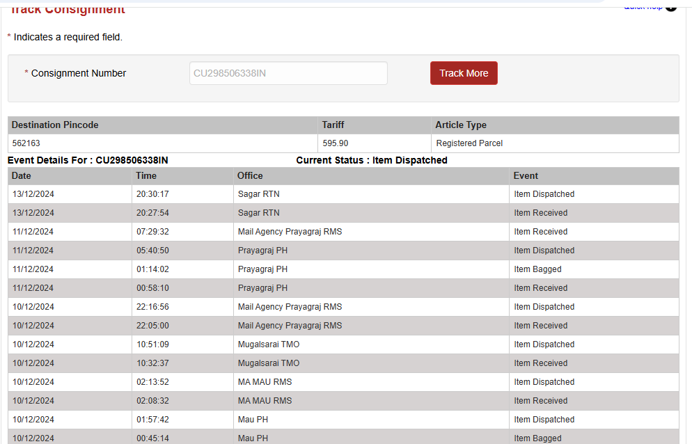 IntrovertWr8r's tweet photo. @IndiaPostOffice Where is my parcel, it has been more than 7 days and has not reached the destination to be delivered. https://t.co/PacUK8KRrw