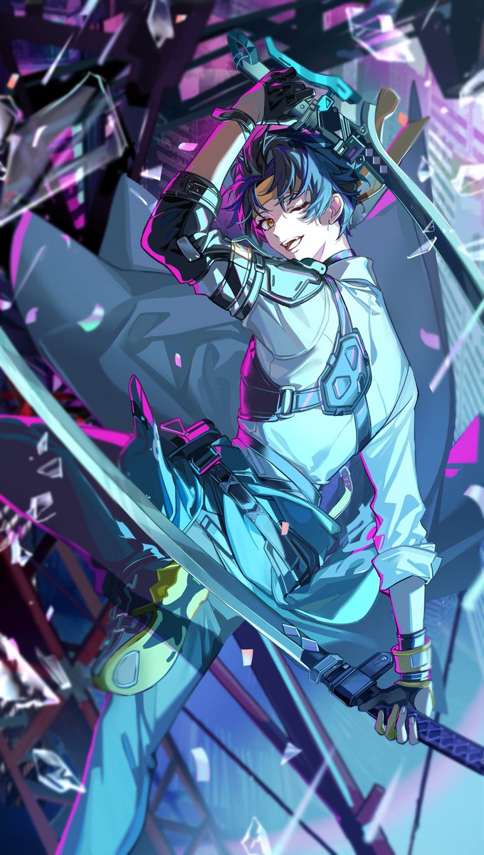 悠真さんの戦っている姿、プロキシ様にもシェアします！ ※イラストは