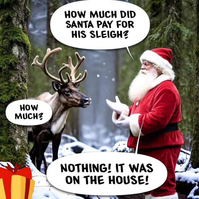 A little Christmas "Jolly" to brighten your day 😂