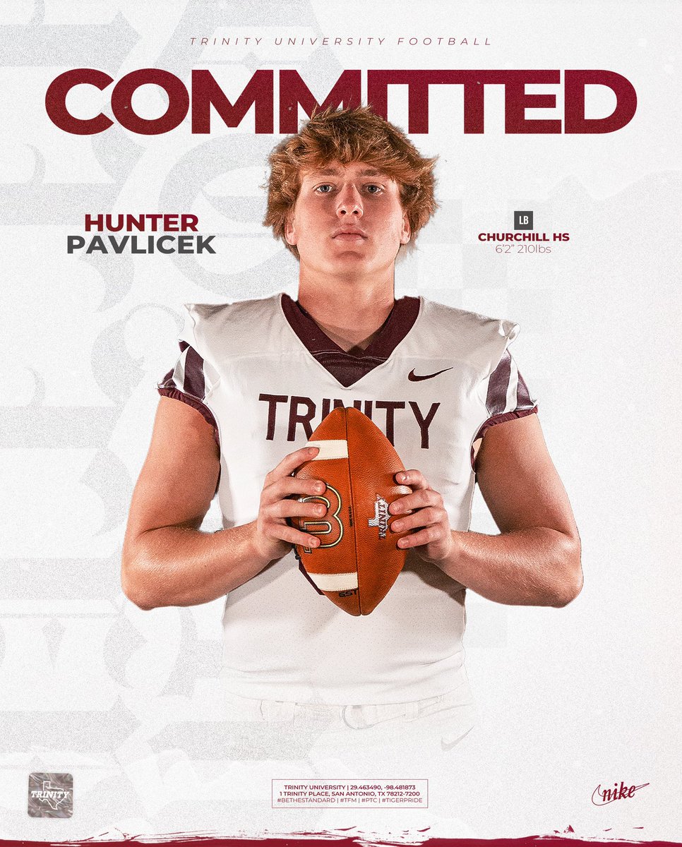 hunterpav28 (@hunterpav28) on Twitter photo Iโm extremely excited to announce my commitment to <a href="/TUFootballTX/">Trinity University Football</a> , thank you <a href="/JerhemeUrban83/">Jerheme Urban</a> and <a href="/CoachMichalak/">Coach Michalak</a> for making this possible. Iโm extremely excited to announce my commitment to <a href="/TUFootballTX/">Trinity University Football</a> , thank you <a href="/JerhemeUrban83/">Jerheme Urban</a> and <a href="/CoachMichalak/">Coach Michalak</a> for making this possible.