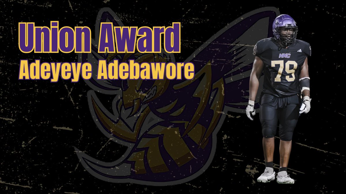 🏆 Union Award - Top Lineman 🏆
Adeyeye Adebawore dominated the trenches and earns the Top Lineman honor for NKC Hornet Football! 💪🐝
Relentless, powerful, unstoppable—Adeyeye set the tone all season long! 🔥
#EverythingEarned #HiveStrong