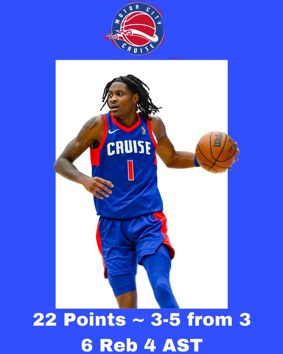 Motor City Cruise Guard Dereon Seabron with an incredible performance tonight 🔥 

Should get NBA run soon