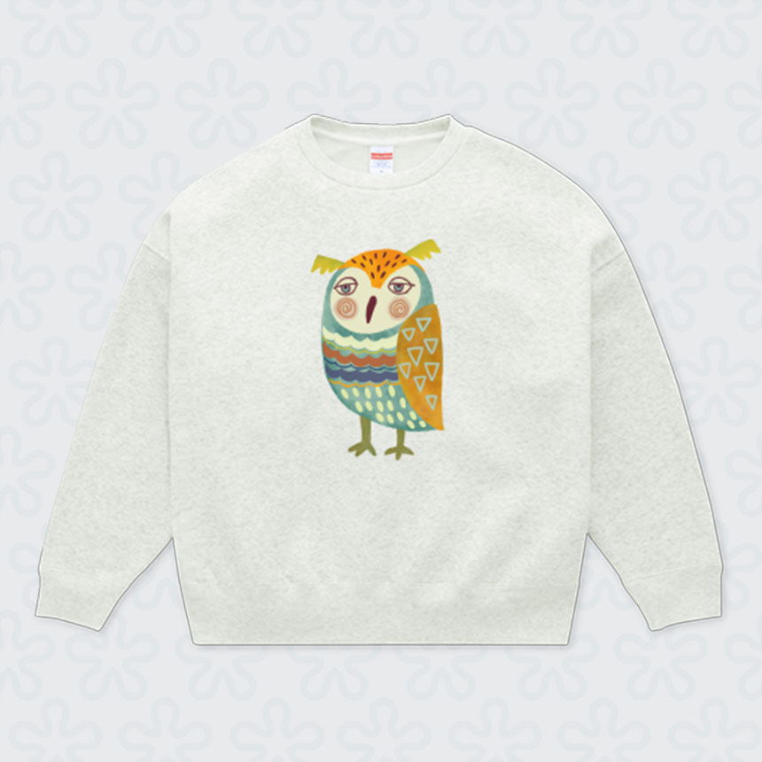 BlueParterre's tweet photo. #Tシャツトリニティ さんで販売中デザインのご紹介です🤗

ふわふわ裏起毛であったか😍
プリントモードを選べるようになったのでお好みで変更してね！

🌿「フクロウのクヌート(水彩ver.)」ビッグシルエットスウェット（起毛）
https://t.co/Mu5JmtQzWd

#北欧 #メルヘン https://t.co/Qh2jSl5hcA