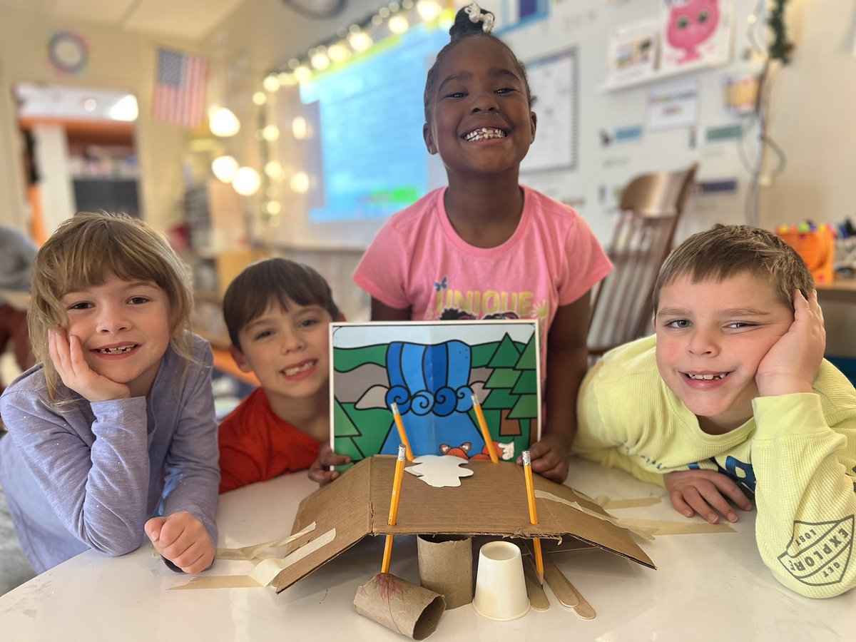 HaleyTemple11's tweet photo. We have been LOVING our STEM Fridays thanks to our grant from the @fhfeorg! Last week students created bridges to help the gingerbread cross the river. @goMercerEagles https://t.co/znTLIdTy9E