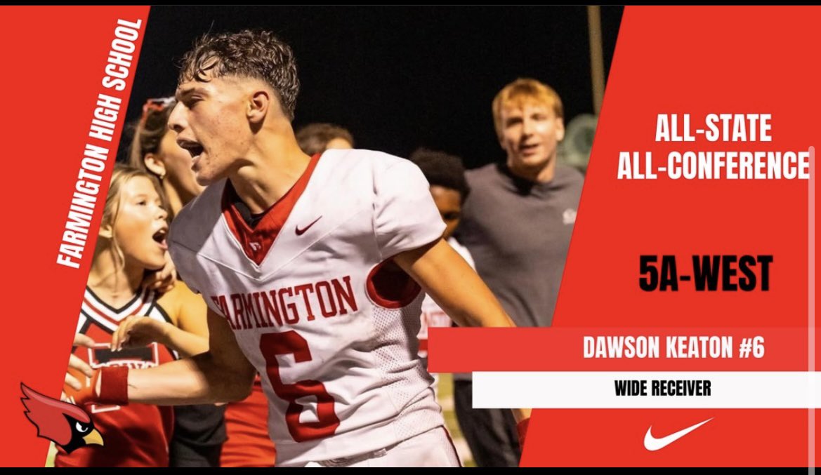 Blessed to receive all state 
Jr SZN Stats
56 catches 
900 yards
16 YPC
10 TD