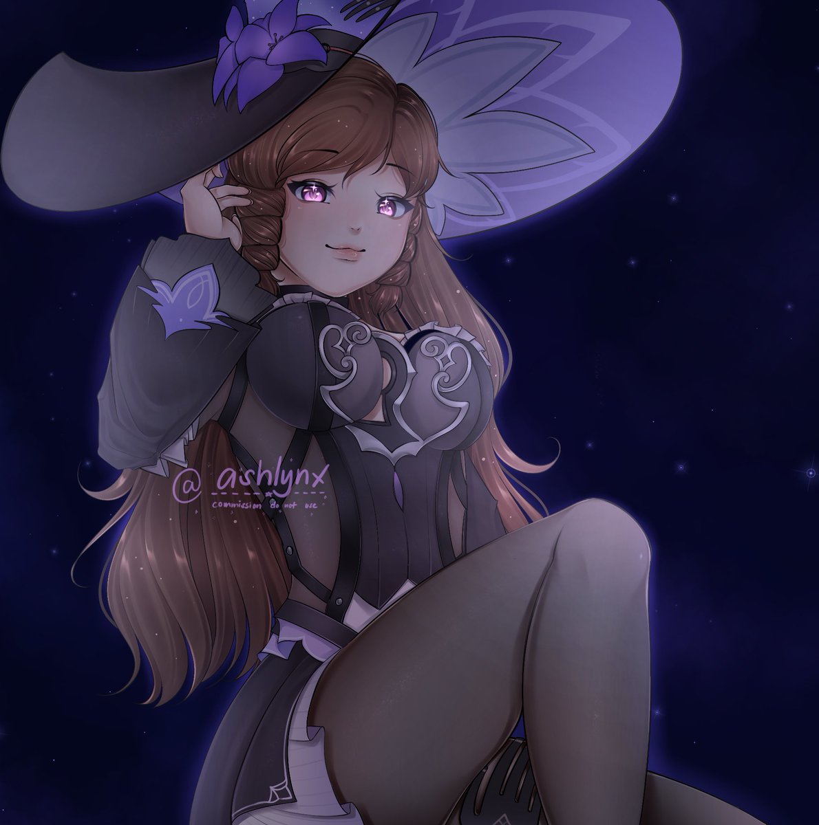 Commission done for <a href="/EternityDelphi/">harlee</a> !! Thank you so so much!!! 🙏💗

✨Still very very open for commissions!!✨

You may have a favorite anime character that you can cosplay with ur OC? ash can do that!!! ‼️🔥💪

Please commission ash, i really need money this month 🙇‍♀️🙏💗 #Herta