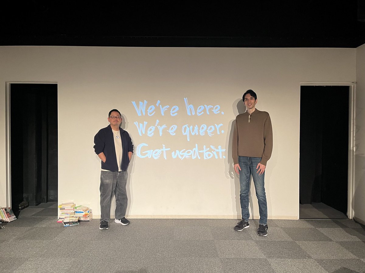 project_yn's tweet photo. y/n『ゲイ・モノローグ』全日程無事に終了しました！

ご来場いただいた皆さま、関係者の方々、本当にありがとうございました。近日中には本作の舞台写真やレビューなども公開予定ですので引き続きお楽しみに。

今後ともy/nの活動をよろしくお願いします。 https://t.co/DOiV29OSbH