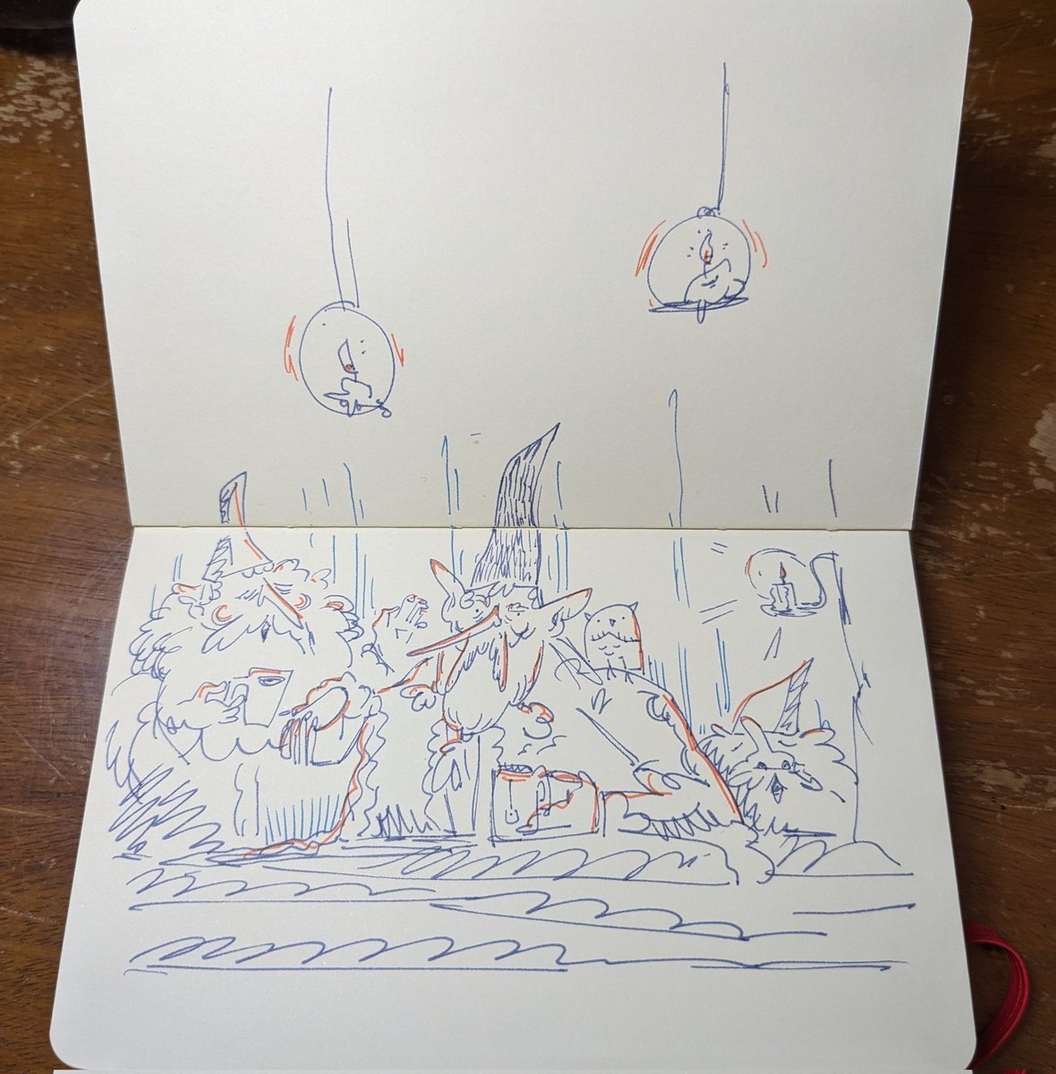 EmilyZelasko's tweet photo. I've been inspired by dark wizards since this summer. So I have a goal to fill a whole sketchbook with dark wizards. I just started tonight.

#emilyzelaskoart #wizards #darkwizard #sketchbook #art #artist #illustration #sketch #ink #drawforfun https://t.co/WHf0rtWtqH