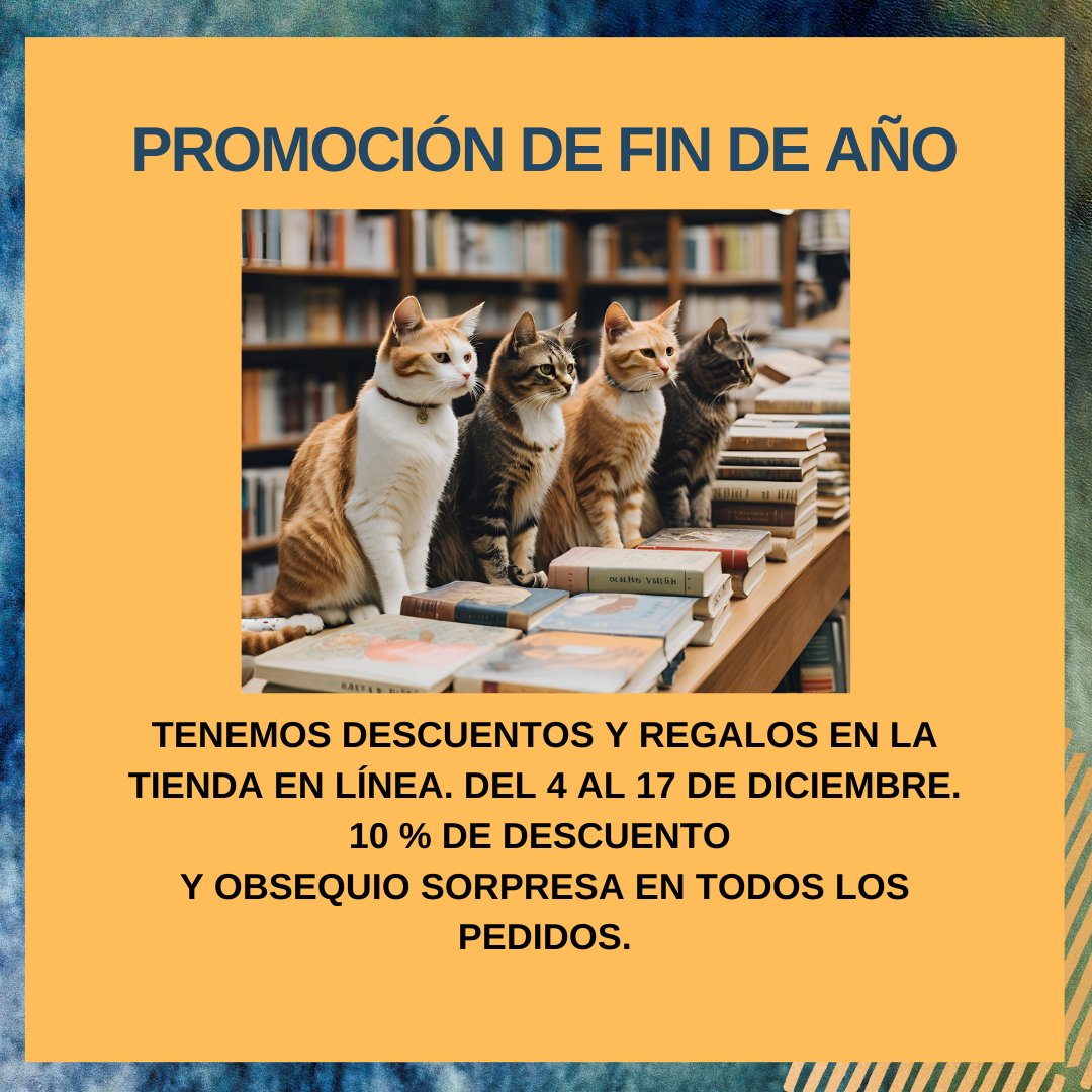 Un día más de promoción, todo el martes 17 se podrán hacer pedidos. Pasen por sus libros para regalar, para leer, para intercambiar. El descuento incluye las novedades y todos los pedidos van con regalo sorpresa. No dejen pasar esta oportunidad.😀
bazarama.com/t/tabaqueria-l…