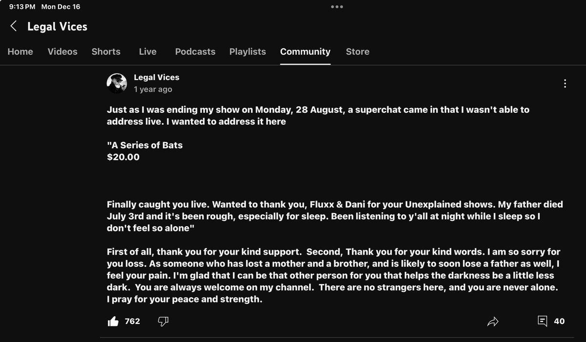 BestRealtor100's tweet photo. @MeganFoxWriter @thelegalvices On Jeff’s community page one year ago.  He was giving comfort to someone in grief.  Amazing.  Feel like it’s a message from Jeff today. https://t.co/AkuD6eGZ7V