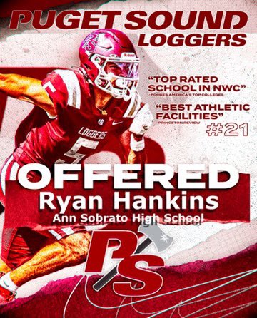 After a great phone call I’m blessed to say i’ve received my first offer from The University of Puget Sound! Thank you <a href="/CoachCarskie/">David Carskie 🪓</a> for the opportunity!