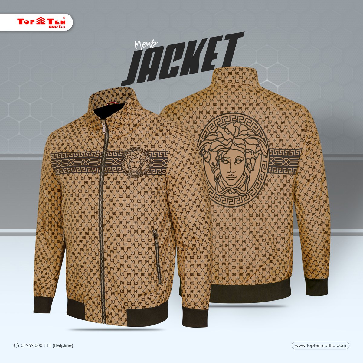 TopTenMart's tweet image. Find the best printed jackets for men with Top Ten. Explore our range of men casual jackets for comfortable look.
Code: WR0135901
Price: 4850 BDT
Order online &amp;amp; get 10% discount.
Shop now:  shorturl.at/O3fPN
#jacket #printedjacket #jacketcollection #jacketprinted