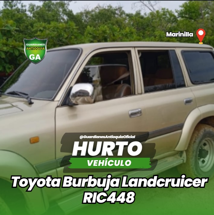 Guardianes_Ant's tweet photo. #HurtodeVehiculo | Toyota burbuja de color beige de placa RIC448 hurtada en Marinilla.
@Policiantioquia @mmarinilla https://t.co/MmzwcDmSyg