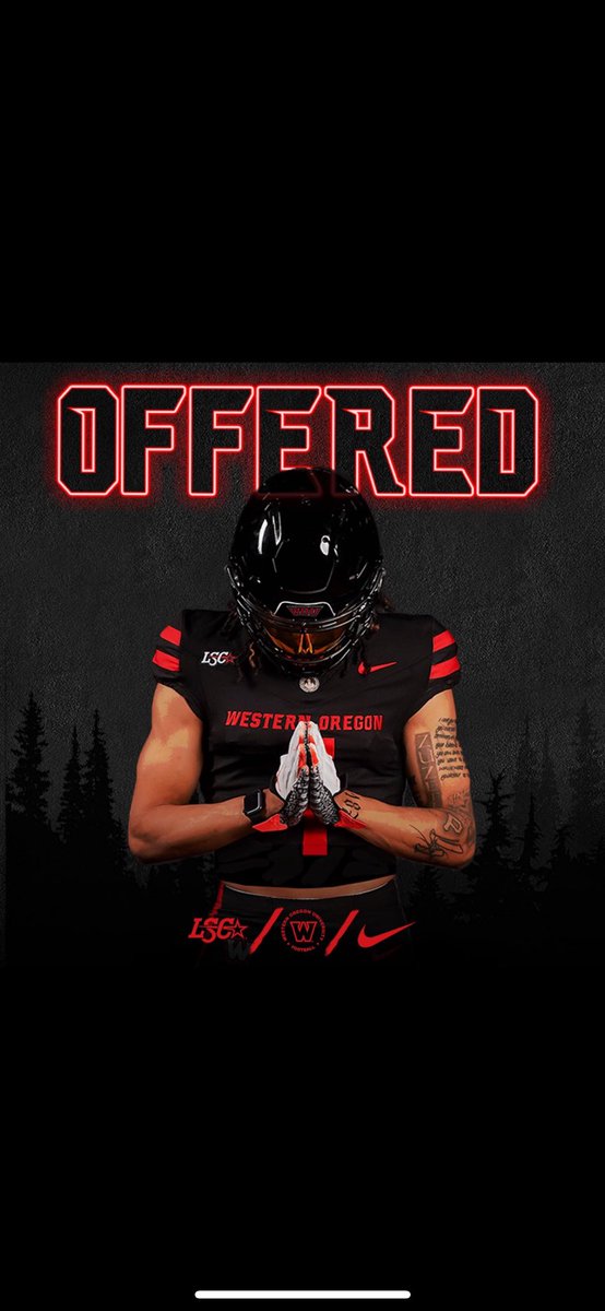 Kellen Hicks (@kellenhicks23) on Twitter photo After a great conversation with <a href="/MattOverlin/">Matt Overlin</a> I’m proud to say I’ve received an offer from Western Oregon University!
<a href="/MavHSFB/">Mountainside HS Football</a> <a href="/JordanJ_/">Jordan Johnson</a> <a href="/AndrewNemec/">Andrew Nemec</a> <a href="/BrandonHuffman/">Brandon Huffman</a> After a great conversation with <a href="/MattOverlin/">Matt Overlin</a> I’m proud to say I’ve received an offer from Western Oregon University!
<a href="/MavHSFB/">Mountainside HS Football</a> <a href="/JordanJ_/">Jordan Johnson</a> <a href="/AndrewNemec/">Andrew Nemec</a> <a href="/BrandonHuffman/">Brandon Huffman</a>