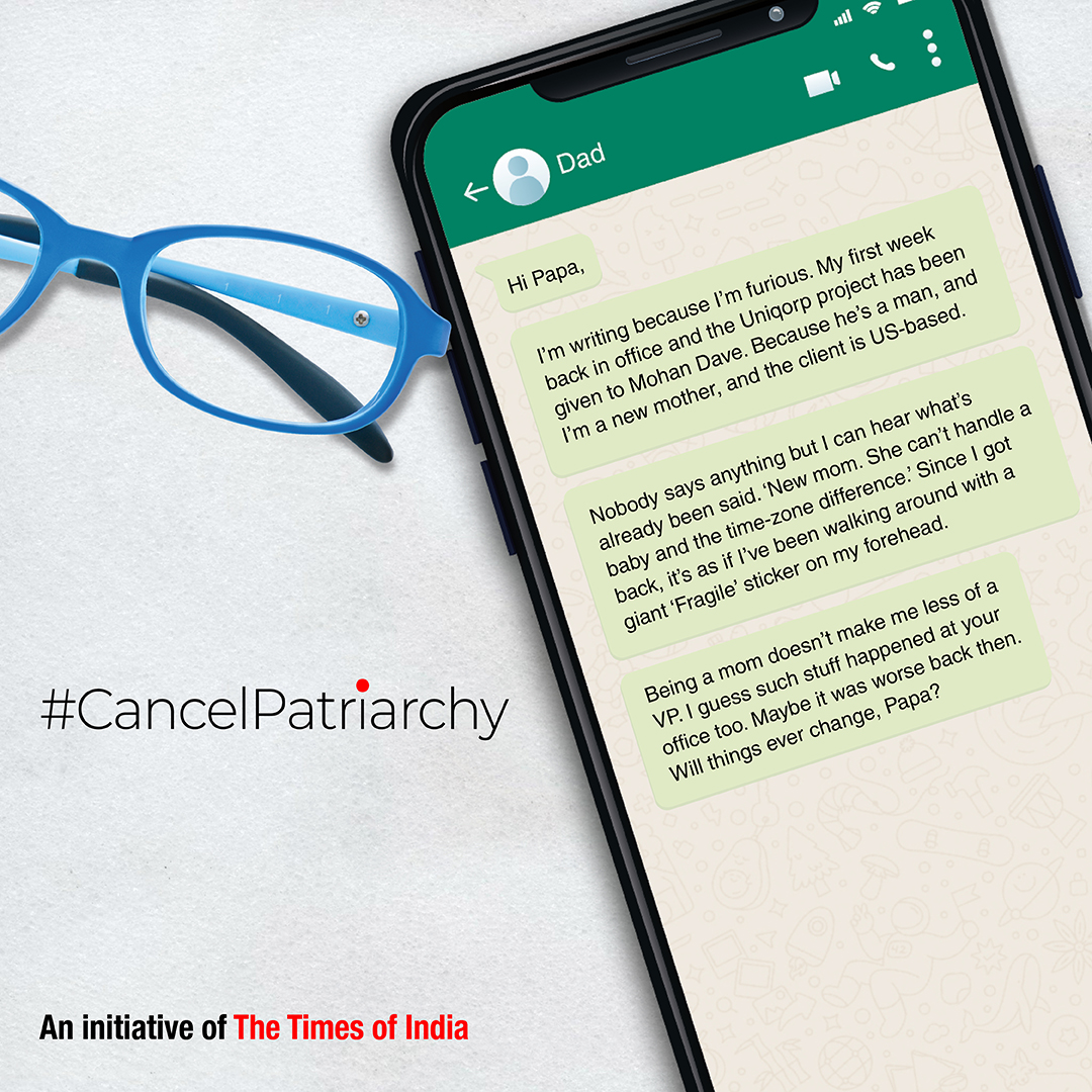 Patriarchy is prevalent at home and workplaces. It’s time to widen our perspective when assigning opportunities. Let’s create spaces where everyone has a fair shot at success.

#CancelPatriarchy #TOI