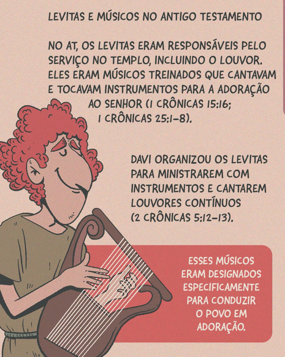 pictobiblia's tweet photo. Na história da Igreja, não há registros de líderes de louvor exatamente como os conhecemos hoje. No entanto, ao longo dos séculos, surgiram figuras e práticas que desempenhavam funções relacionadas à condução do louvor comunitário. ⬇️ https://t.co/xA0QyyNm4t