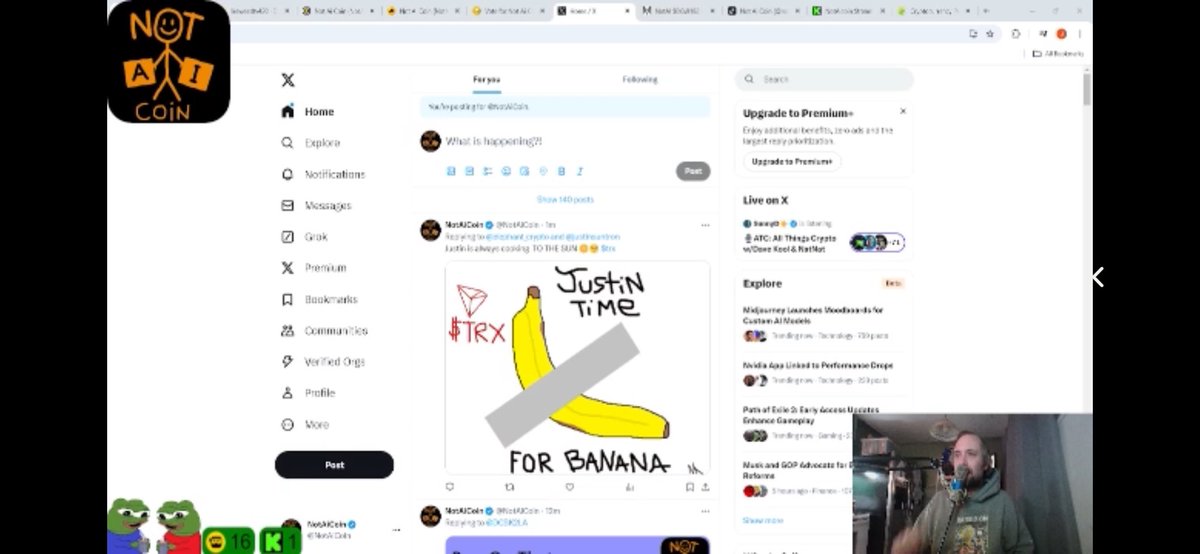 Lessizmoo's tweet photo. @NotAiCoin I enjoy these livestreams
#NotAiCoin
@sunpumpmeme https://t.co/mzlupyLLT7