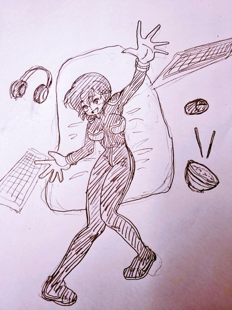 今日のお昼のお絵描き♪ 