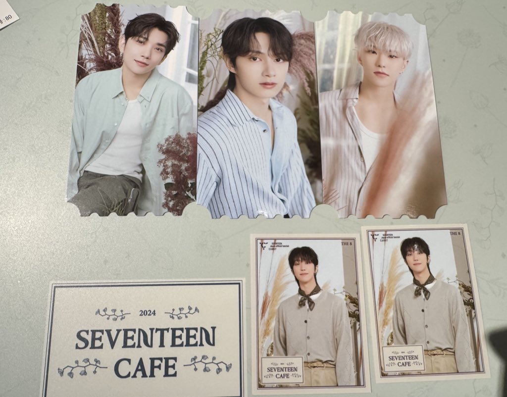 Carat_jhs's tweet photo. セブチカフェ SEVENTEEN カフェ交換

譲→ジョシュア、ジュン、ホシ、ミンハオ

求
入場特典→ウォヌ、ハオ、スングァン
Caratクジ→ジュン、ホシ

郵送希望 https://t.co/ySjX3ulEwS