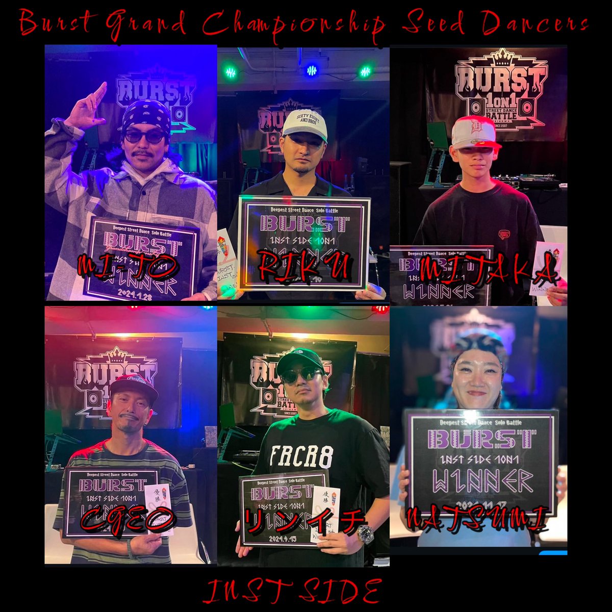 zephyr_dance's tweet photo. BURST Grand Championship 2024.12.30(月)開催‼️

エントリー受付中です

『Burst 1on1 BATTLEエントリー希望』とお書き添えの上

➊ダンサー名と
希望SIDE(funk/inst)
➋自身のメインジャンル
➌氏名フルネーム
➍連絡先電話番号

を下記メールへ
■エントリーアドレス↓
burst.entry@gmail.comまで https://t.co/fPAuEGPoB3