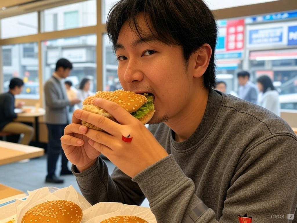 私が池袋のマクドナルドでビッグマックを食べているところ
<a href="/grok/">Grok</a>さんの画像
