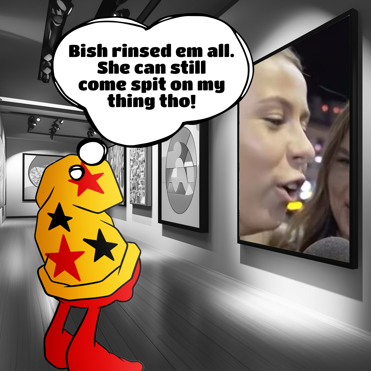 CheechWizardSOL's tweet image. All the womeennnn who independaaaant...
Throw yo hands up at meeee! 
#haileywelch ripping #rugpulls