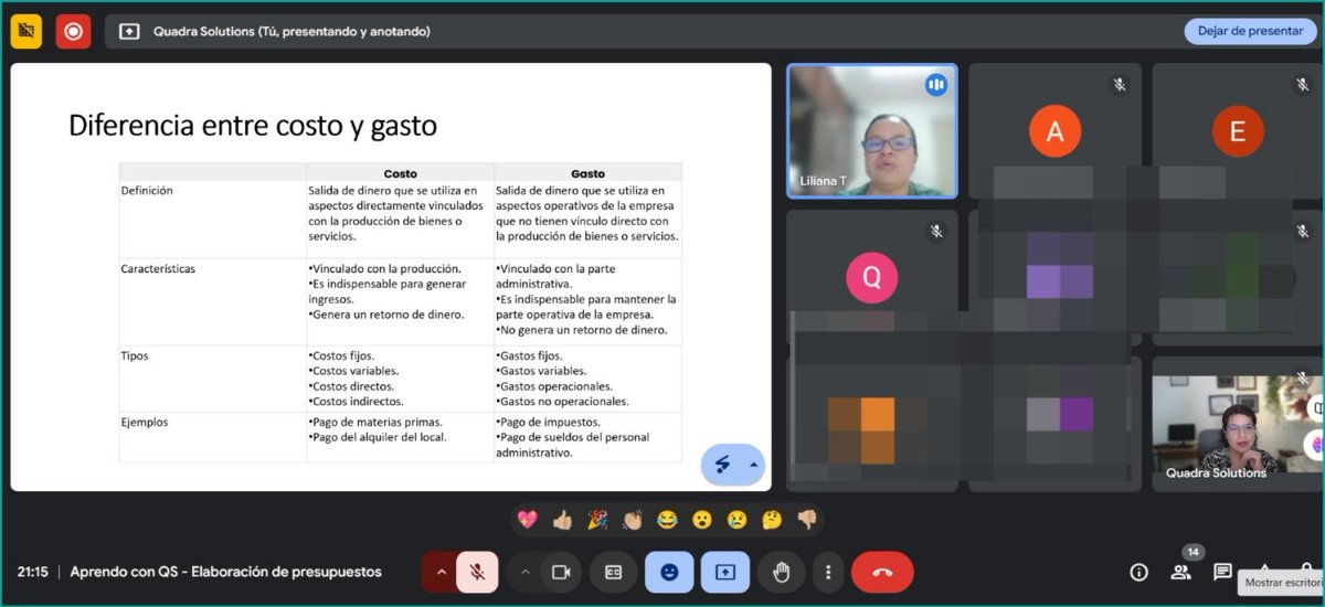LC_Yazmin_QS's tweet photo. Buenísima nuestra charla #AprendoConQS con el tema "Preparación de Presupuestos" impartida por nuestra experta y también integrante de nuestro Club #QuadrandoAlCírculo la Mtra. Liliana Torreblanca.
Te quieres unir a #QaC? Aquí la info o bien, envíame un MD https://t.co/ugRr0lkFpi https://t.co/pMLAZTi7G9